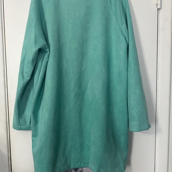 Sterling Kreek Turquoise Suede Unlined light coat - Picture 12 of 16